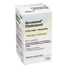 ACCUTREND Cholesterolteststrips, 5 stuks