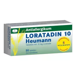 LORATADIN 10 Heumann tabletten, 50 stuks