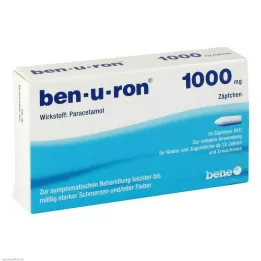 BEN-U-RON 1000 mg zetpillen, 10 stuks