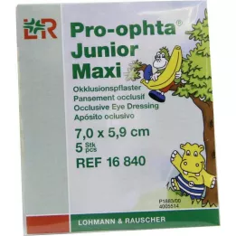 PRO-OPHTA Junior maxi occlusiepleister, 5 stuks