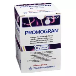 PROMOGRAN 28 qcm steriele tamponades, 10 stuks