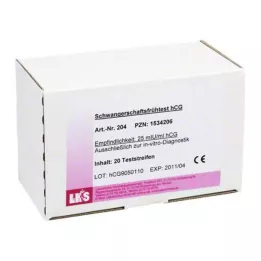 SCHWANGERSCHAFTS-FRÜHTEST hCG-teststrips urine, 20 stuks