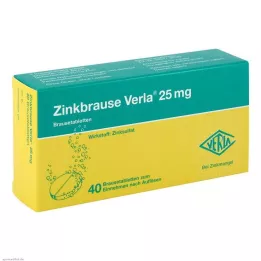 ZINKBRAUSE Verla 25 mg bruistabletten, 40 stuks
