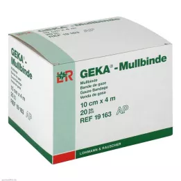 MULLBINDEN GEKA 10 cmx4 m, 20 stuks