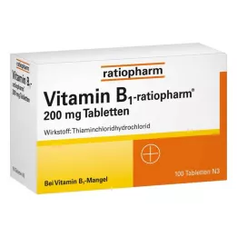 VITAMIN B1-RATIOPHARM 200 mg tabletten, 100 stuks