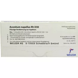 ACONITUM NAPELLUS Rh D 30 ampullen, 8X1ml