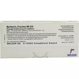 BERBERIS FRUCTUS RH D 3 ampullen, 8x1 ml