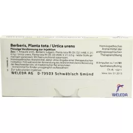 BERBERIS PLANTA Tota/urtica urens ampullen, 8x1 ml