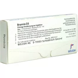 BRYONIA D 3 ampullen, 8X1 ml