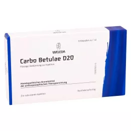 CARBO BETULAE D 20 ampullen, 8X1 ml