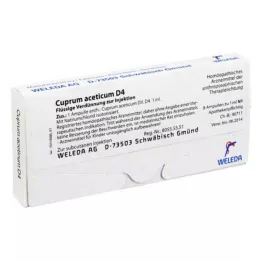 CUPRUM ACETICUM D 4 ampullen, 8X1 ml