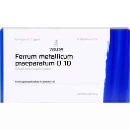 Ferrum Metallicum Praeparatum D 10 Ampullen, 8x1 ml