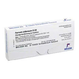 FERRUM SIDEREUM D 20 ampullen, 8X1 ml