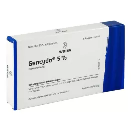 GENCYDO 5% injectieoplossing, 8 stuks