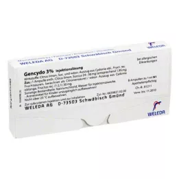 GENCYDO 3% injectieoplossing, 8 stuks