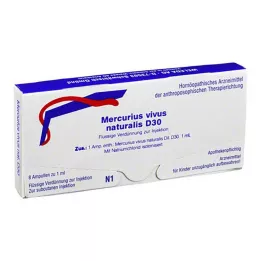 MERCURIUS VIVUS NATURALIS D 30 ampullen, 8x1 ml
