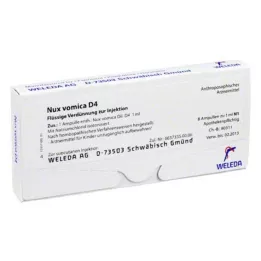 NUX VOMICA D 4 ampullen, 8X1ml