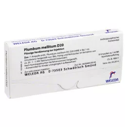 PLUMBUM MELLITUM D 20 ampullen, 8X1 ml