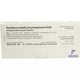 PLUMBUM METALLICUM Praep. D 20 ampullen, 8x1 ml