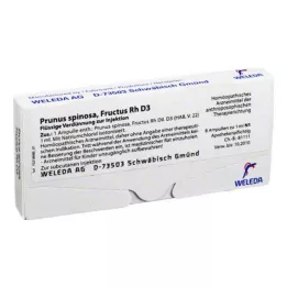 PRUNUS SPINOSA FRUCTUS Rh D 3 ampullen, 8X1 ml