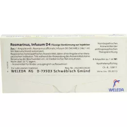 ROSMARINUS D 4 ampullen, 8x1 ml