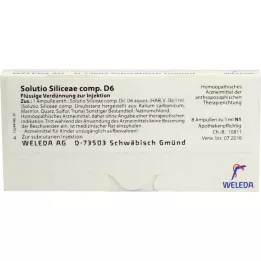 SOLUTIO SILICEAE comp.D 6 ampullen, 8X1 ml