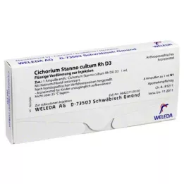 CICHORIUM STANNO cultum Rh D 3 ampullen, 8X1 ml