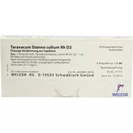 TARAXACUM STANNO cultum RH d 2 ampullen, 8x1 ml