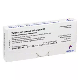 TARAXACUM STANNO cultum RH D 3 ampullen, 8X1 ml