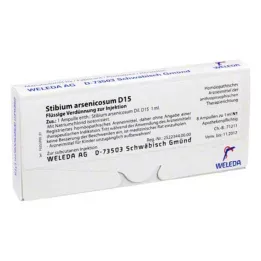 STIBIUM ARSENICOSUM D 15 ampullen, 8X1 ml
