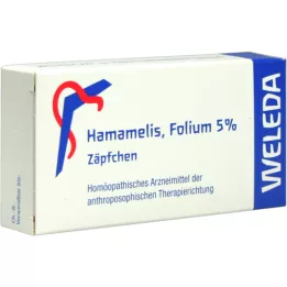 Hamamelis film 5% zetpillen, 10 st