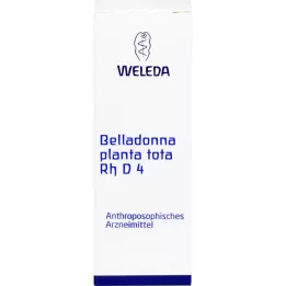 BELLADONNA PLANTA TOTA RH D 4 Verdunning, 20 ml