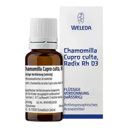 CHAMOMILLA CUPRO CULTA RADIX RH D 3 VERLAGING, 20 ML