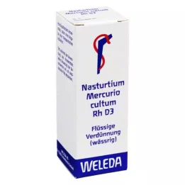 NASTURTIUM MERCURIO CULTUM RH D 3 VERWIJDING, 20 ML