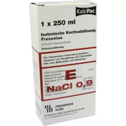 KOCHSALZLÖSUNG 0,9% plastic fles Fresenius, 250 ml