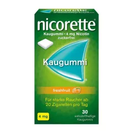 NICORETTE 4 mg verse fruitkauwgom, 30 stuks