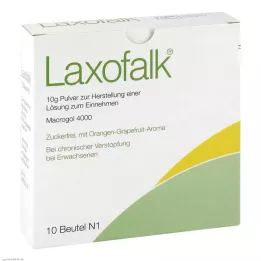 LAXOFALK 10 G plv.z.herst.e.lsg.z.deinschen Beutel, 10 st