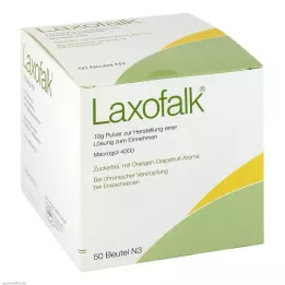 LAXOFALK 10 g poeder voor de bereiding van een oplossing voor oraal gebruik, 50 stuks