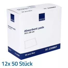 SAUGKOMPRESSEN niet-steriel 10x20 cm 400 g/m, 12X50 st