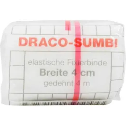 Dracosumbi bevestigingsverband 4 cm x 4 m wit, 1 stuk
