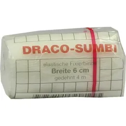 Dracosumbi bevestigingsverband 6 cm x 4 m wit, 1 stuk