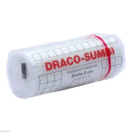Dracosumbi bevestigingsverband 8 cm x 4 m wit, 1 stuk