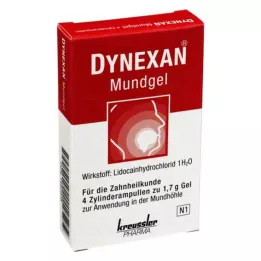 DYNEXAN Mondgel cilinder ampullen, 4X1.7 g