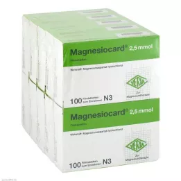 MAGNESIOCARD 2,5 mmol filmomhulde tabletten, 10X100 stuks