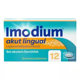 IMODIUM acute linguale orodispergeerbare tabletten, 12 stuks
