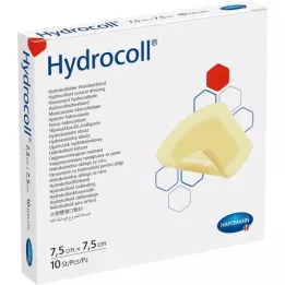 HYDROCOLL Wondverband 7,5x7,5 cm, 10 stuks