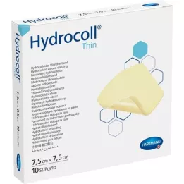 HYDROCOLL Dunne Wond Association 7,5x7,5 cm, 10 st
