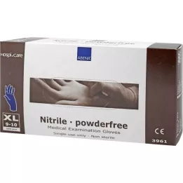 NITRIL Handschoenen poedervrij x-large, 100 st