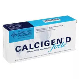 CALCIGEN D forte 1000 mg/880 I.E. bruistabletten, 40 stuks