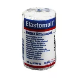 ELASTOMULL 6 cmx4 m elastische fixatietape 2095, 1 stuk